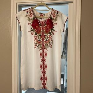 Johnny Was Burke Linen Tunic Dress | XS